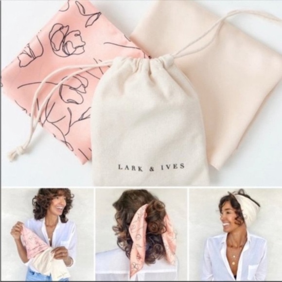 Lark & Ives Accessories - Lark & Ives Hair Scarf Set Of Two NWT